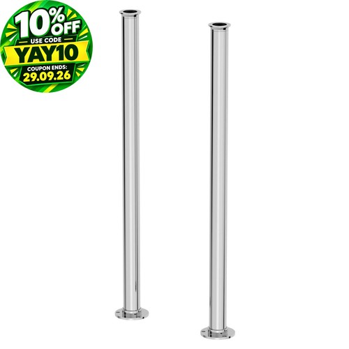 Chrome freestanding stand - chrome,
