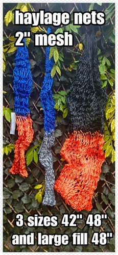 Haylege nets for - for, mesh