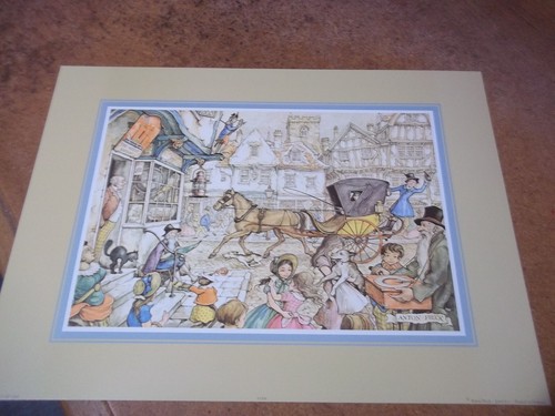 Anton pieck vintage print - vintage,