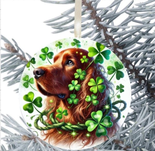 Red setter dog gift decoration - setter,