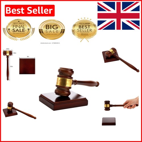 Durable brown wooden gavel - durable, and