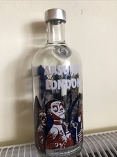 ABSOLUT LONDON vodka bottle