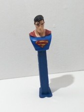 Vintage Superman Pez Dispenser Candy DC Comics Blue Feet Toy Superhero Dispenser