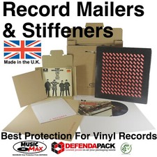 12" LP Vinyl Albums 7" Singles Ultimate Record Mailers Stiffeners Pads MusicMax