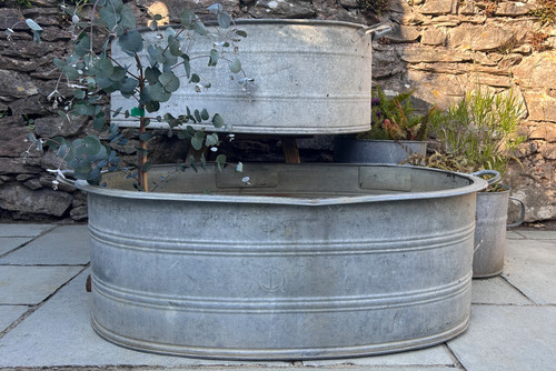 Reclaimed galvanised oval - reclaimed,