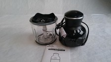 Wancle Food Processor, Multi-Functional Electric Food Chopper Black/Transparent