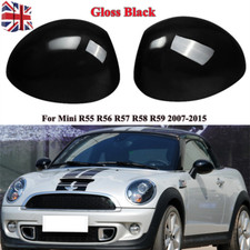 2Pcs Left Right Door Wing Mirror Cover Cap For Mini R55 R56 R57 R58 R59 R61 UK