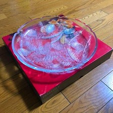 SOGA GLASS Kiriko Engraved on the glass Plate Made in Japan 36x36cm/14.17x14.17"