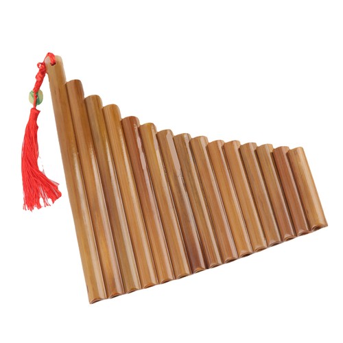Pan flute pipes manually - flute,