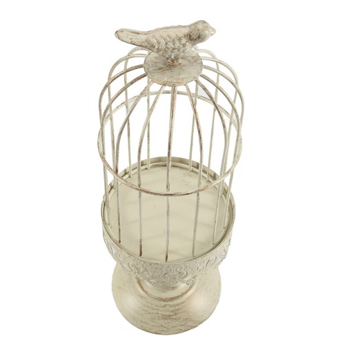 Vintage bird cage candle - bird,