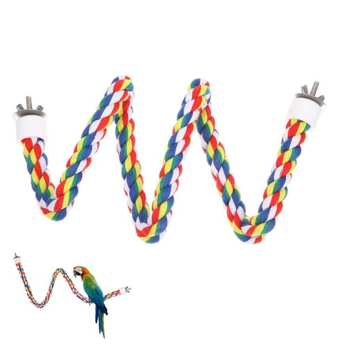 Colorful bird perch - colorful, cage
