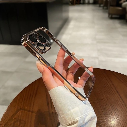 Luxury plating clear - luxury, silicone