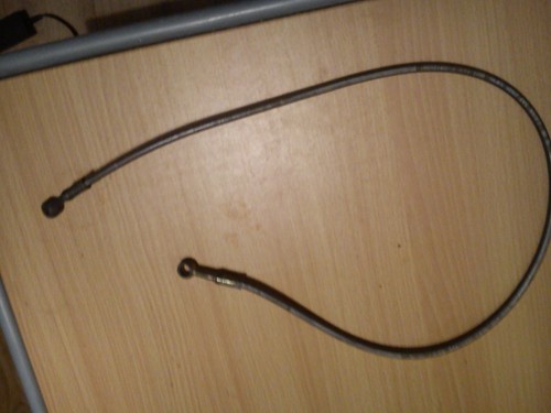 Motorcycle braided brake