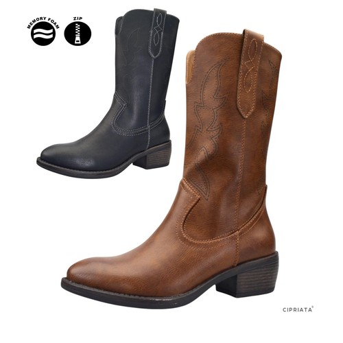Womens mid calf cowboy - womens,