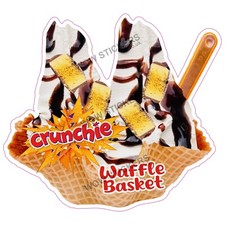 ice cream van sticker Crunchie