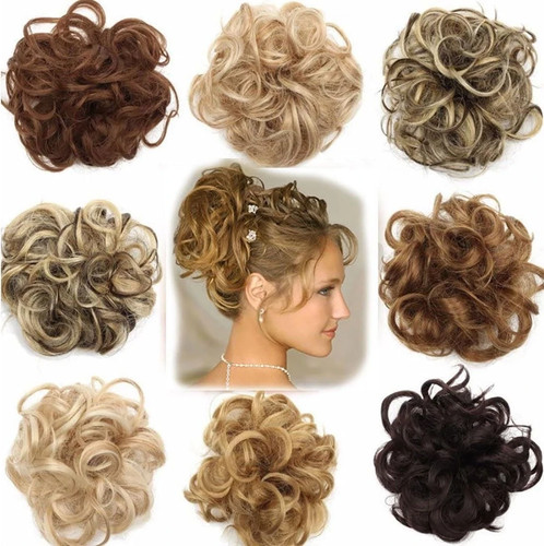 Curly real human - human, bun