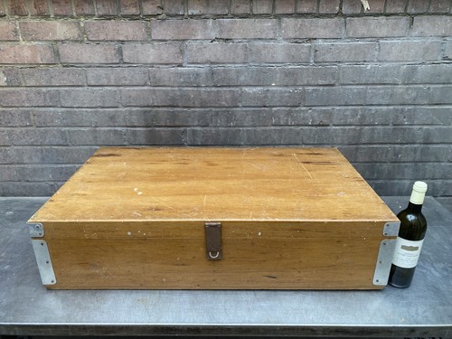 Old antique pine chest - old,
