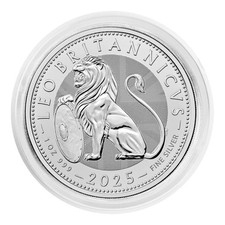 UK 2 Pounds 2025 British Lion Silver 1 oz 999 BU / BU