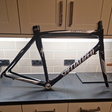 Specialized Tarmac Comp Carbon Rim frameset 56cm size large Black