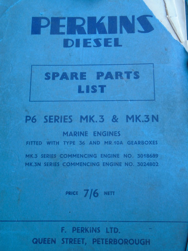 Perkins parts list diesel - ,