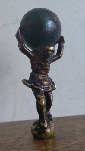Vintage 1950 wooden - , atlas