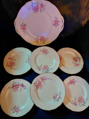 Pretty vintage china cake