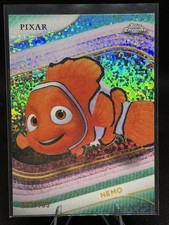 2025 Topps Chrome Disney NEMO Aqua Mini-Diamonds Refractor /199 #43