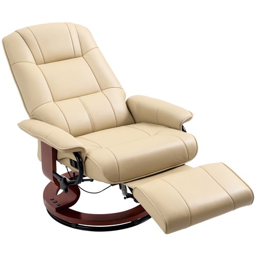 Homcom manual recliner swivel - recliner,