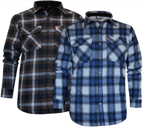 Plaid shirt jacket sherpa - plaid,