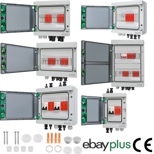 Solar combiner box - combiner, surge