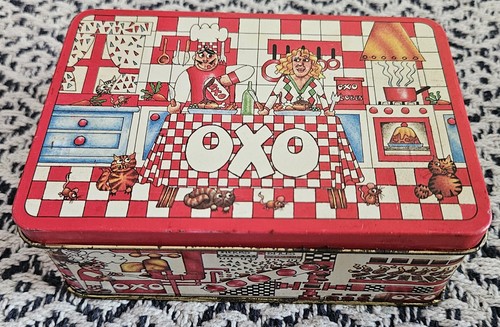 Vintage 1990s oxo tin - vintage,