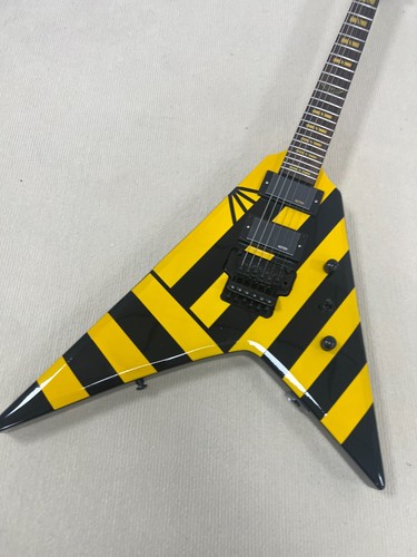 Yellow black hazard - black, stripes