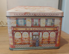 VINTAGE FOOD TIN ADVERTISING - IAN LOGAN, MUSEUM LONDON, H.G. SAUNDERS