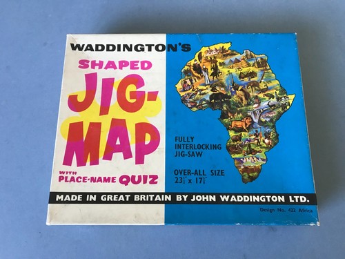 Jig map africa waddingtons - jig-map,