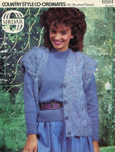 Sirdar 6584 lady waistcoat - 6584,