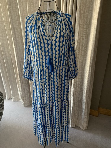 Ladies blue ivory loose - blue/,