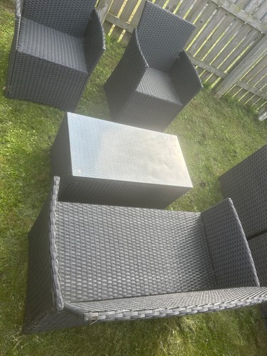 Garden furniture set used - set, in