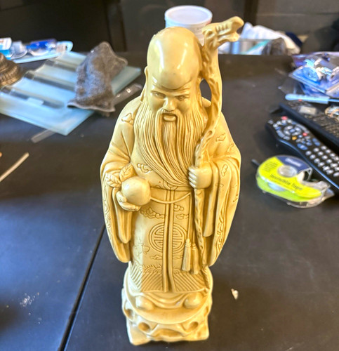 Chinese carved ivory color - chinese, ivory-color