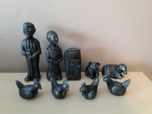 Farm yard chess set latex - yard,