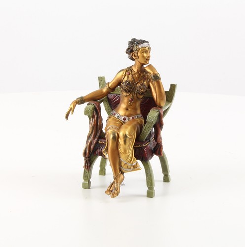Bronze sculpture colored - bronze,