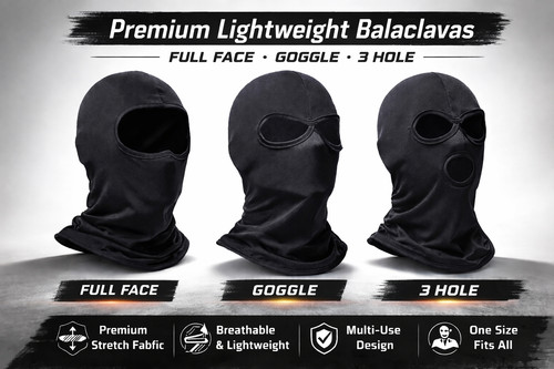 Motorbike silk balaclava face - silk,