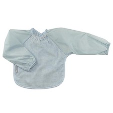 Silly Billyz Towel Long Sleeve Bib (Dusty Blue)
