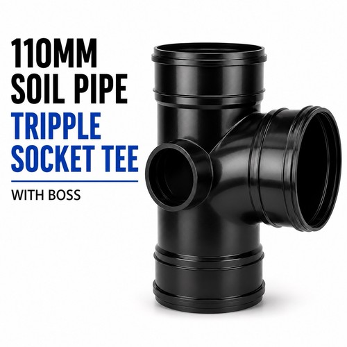 110mm soil pipe triple - pipe,