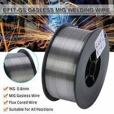 STAINLESS STEEL MIG WELDING WIRE REEL SPOOL GAS 0.8mm 1kg/5kg Roll E71T-GS