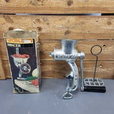 Vintage Spong Meat Mincer Grinder No. 25 Made in England With Box Free P&P UK