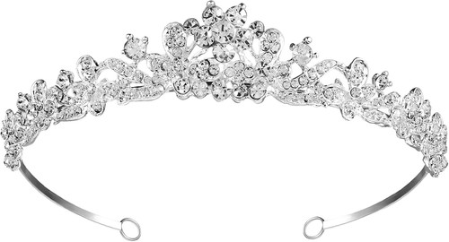 Rhinestone crystal tiara - rhinestone,