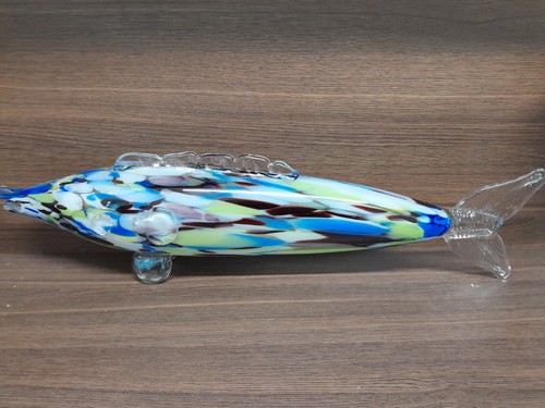 Glass fish ornament - fish,