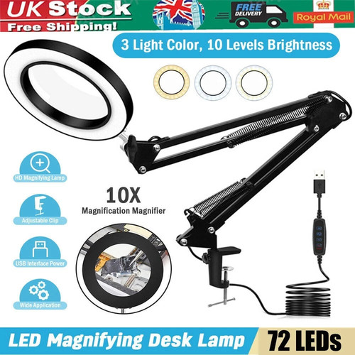 10x led magnifier - magnifier, glass