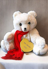 Vintage 1987 Handmade Kin Bears 20" Plush Stuffed Artist Bonnie J. Hotchkin Tags