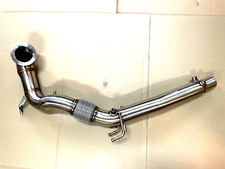 Downpipe VW Golf 8 GTI trouser tube 76 mm sports exhaust stainless steel VIII